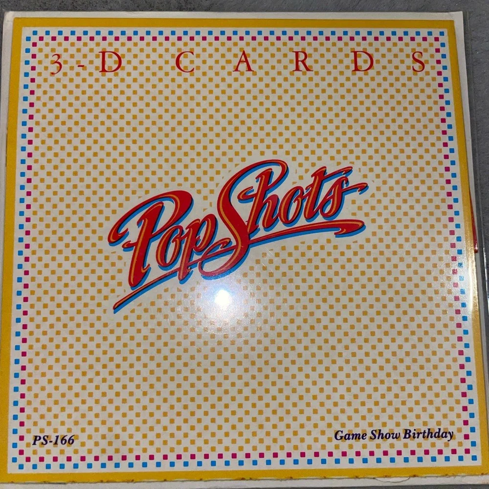 🎰New Pop Shots Game Show Birthday Card